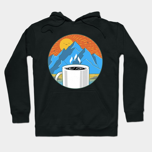 Coffee Morning Hoodie by Artthree Studio